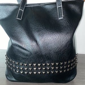 New: Faux Leather Shoulder Bag